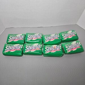VINTAGE 1990 Shield Deodorant Soap Lot of 8 Rare Bath Size Lever Bros Nostalgia